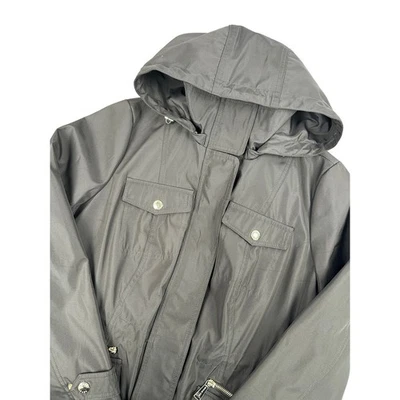 Michael Kors Women's Olive Green Hooded Anorak Utility Jacket Size S - Image 1 of 4