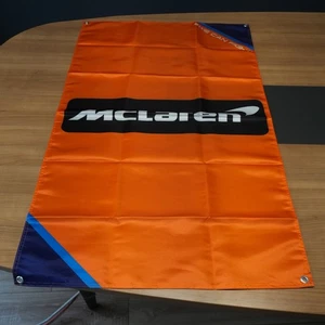 McLaren Papaya Orange Racing Flag – 70 × 120 cm (27.5” × 47.2”) - Picture 1 of 17