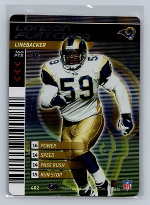 2001 NFL Showdown 1st Edition London Fletcher #402 Foil - Image 1 of 2