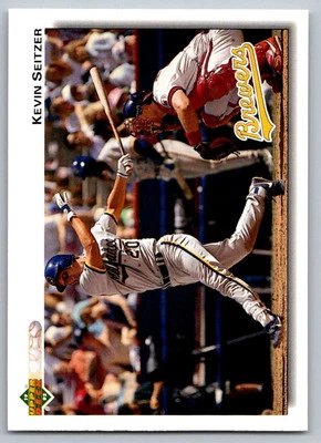 1992 Upper Deck Kevin Seitzer Milwaukee Brewers #783 - Image 1 of 2