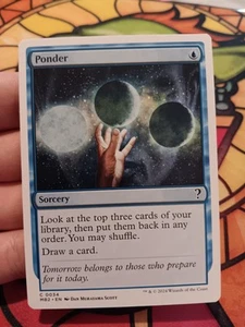 Ponder (White Border) Mystery Booster 2 MTG MINT - Picture 1 of 2