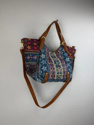 Desigual Rotterdam Mystic Bolso de Mano Jeans Multicolor Floral Para Mujer Foto 1 de 4