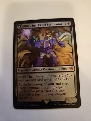MTG Blitzwing, Cruel Tormentor   Blitzwing, Adaptive Assailant FOIL 004 M BOT - Image 1 of 3