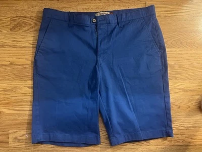 Pantalones Cortos Para Hombre Hudson And Barrow Azul Chinon Algodón Elástico 34 Algodón Spandex Foto 1 de 4