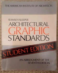 ARCHITECTURAL Graphic Standards Student Edition An Abridgement of the Seventh Ed - Bild 1 von 1