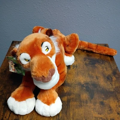Peluche Disney Store 18" (31" con cola) Shere Khan Tiger Jungle Book De colección RARO Naranja Foto 1 de 4