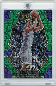 /5 2022 Panini Select Keegan Murray #197 Premier Green Disco Prizm SSP Rookie RC - Picture 1 of 2