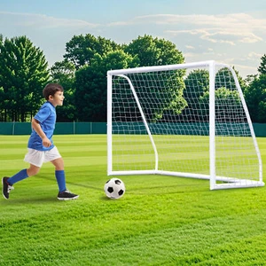 8×5 FT Soccer Net Portable Soccer Goals for Backyard Soccer Training Equipment - Picture 1 of 14