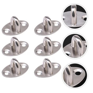6 Pcs Stainless Steel Hook Kitchen Hanging Hooks Wire Storage Office - Picture 1 of 12