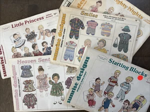 UNCUT Vtg Sunrise Designs Baby Toddler Sewing Patterns NO INSTRUCTIONS YOU PICK - Picture 1 of 7