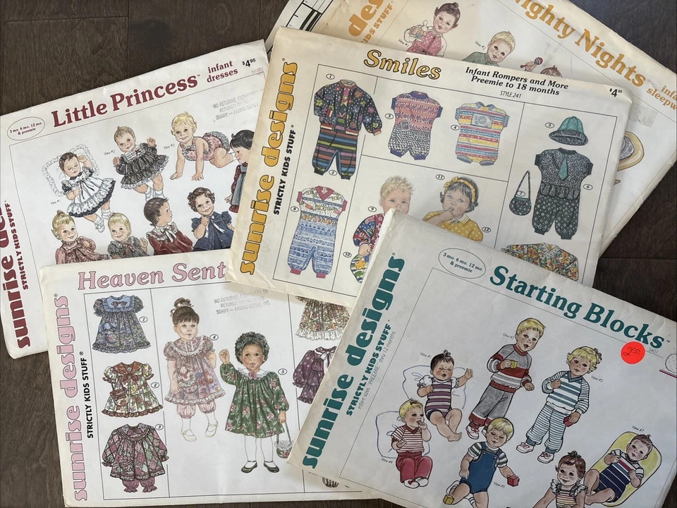 UNCUT KIDS SEWING Patterns - BUILD YOUR LOT - Vtg Baby Toddler Infant + DISCOUNT - Image 1 of 1
