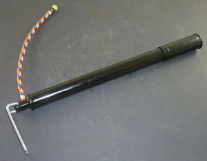 Luftpumpe - mit Schlauch und Fußtritt - Metall - schwarz - von ADLER bis ZÜNDAPP - Picture 1 of 9