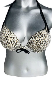 Victoria's Secret 34D Schwimmen Bikini Oberteil Gepard Animal Print - Bild 1 von 7