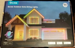 Govee Outdoor Dots String Lights 100ft H7038 White Version - Picture 1 of 14