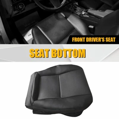 For 2008-2014 Mercedes Benz C250 C300 C350 Driver Bottom Seat Cover Black - Image 1 of 4
