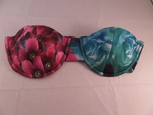 NWT Shakuhachi Flower Bomb Bustier Swim Top Sz Large Floral Spice GREAT DEAL - Picture 1 of 4