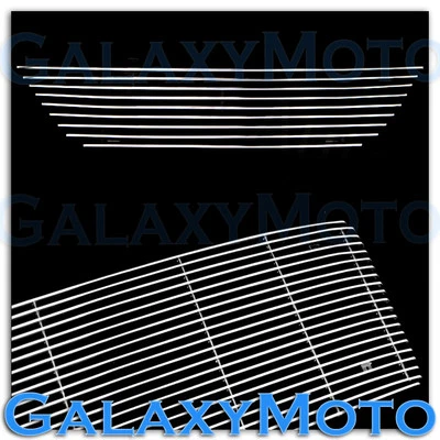 99-04 Ford Mustang V6 V8 GT No Logo Show Polished Chrome Billet Grille Insert - Image 1 of 3