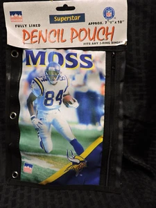 Pencil Pouch Randy Moss Minnesota Vikings Zippered 1999 - Picture 1 of 3