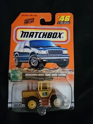 MATCHBOX TREASURE HUNT MB 2000 LOGO MERCEDES BENZ TRAC 1600 TURBO #46 Tractor - Image 1 of 2