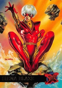 SIENA BLAZE / '95 1995 Fleer Ultra X-Men BASE Card #44 - Art by Boris Vallejo - Picture 1 of 2