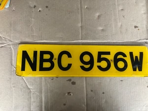 Britisches Englisch Vereinigtes Königreich Nummernschild - Bild 1 von 1