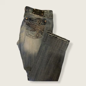 Miss Me Easy Boot Jeans Size 29 Length Hemmed to 26” Hem Can Be Let Out 8” Rise - Picture 1 of 4