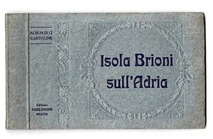 INSEL BRIJONI AN DER ADRIA (POLA) NOTIZBUCH MIT 12 POSTKARTEN UNVERSEHRT F. KLEIN - Bild 1 von 4