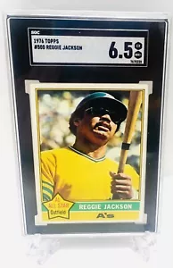 REGGIE JACKSON 1976 TOPPS GRADED 6.5 BASEBALL - Picture 1 of 2