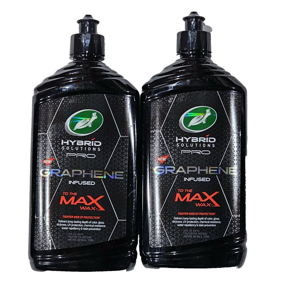 2 Pack Turtle Wax Hybrid Solutions Pro To The Max Wax Graphene Infused 14oz - Image 1 of 1