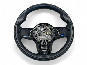 Mini Cooper Steering Wheel Black Leather AT 32306996051 14-22 F5x F60 487 - Picture 1 of 16