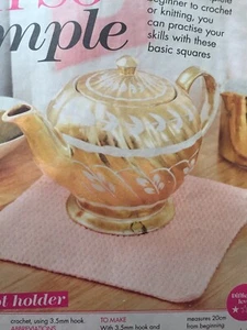 Easy Crochet Beginners Pot Holder Crochet Pattern - Picture 1 of 1