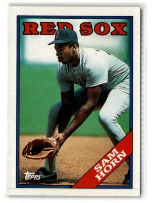 Sam Horn RC Boston Red Sox 1988 Topps #377 - Image 1 of 2