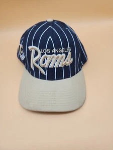 47 Brand Los Angeles Rams pinstripe baseball hat Strap Back - Picture 1 of 6