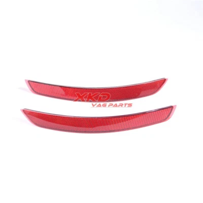 Par de reflectores de barra de parachoques trasero para Audi A3 8V5945105A 8V5945106A Foto 1 de 4