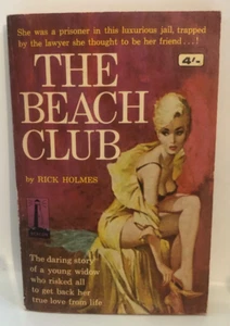 The Beach Club Rick Holmes Beacon Book 181 Australian 1st Ed vintage 60s pulp - Picture 1 of 3