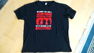 HERRENSHIRT SCHWARZ FUNSHIRT ZOMBIE KURZARM S.SOLD PARIS 3XL NEUWERTIG - Bild 1 von 3