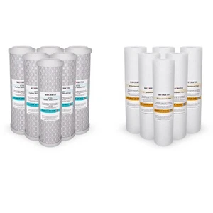 12 Pack Reverse Osmosis Replacement Filters 2.5"x10" Sediment & CTO Carbon Block - Picture 1 of 7