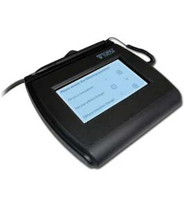Topaz T-LBK750-BHSB-R SigLite LCD 4x3 Electronic Signature Pad, Dual USB/Serial - Picture 1 of 1
