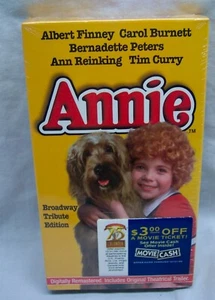 ANNIE Broadway Tribute Edition VHS VIDEO 1997 NEW IN SHRINKWRAP - Imagen 1 de 3