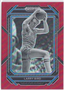 2023-24 Panini Prizm Draft Picks Larry Bird Red /299 HOF #95 Boston Celtics