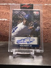 2021 Leaf Pro Set Sports Navy Blue Portraits 4/4 Ken Griffey Jr Auto HOF