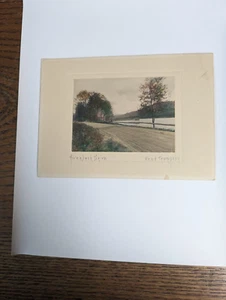 DE COLECCIÓN 1900 "RIVERBANK DRIVE" POR FRED THOMPSON IMPRESIÓN FOTOGRÁFICA TINTADA A MANO - Imagen 1 de 2