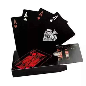 Playing Cards Waterproof Plastic Deck of PVC Poker Card Creative Party Game Gift - Picture 1 of 4