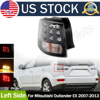 Left Driver Side Rear Tail Light For Mitsubishi Outlander EX 2007-13 Brake Lamp Foto 1 de 4