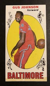1969-70 Topps NBA Basketball Card #12 Gus Johnson RC Filler Card - Picture 1 of 6