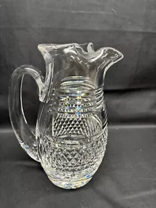 Waterford "CASTLETOWN" Crystal Pitcher ~ 32 oz ~ 7 1/2" Tall - Picture 1 of 5