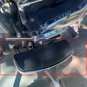 Motorcycle Front Floorboard Footboards Inserts Pad For Harley Touring Road King - Picture 1 of 12
