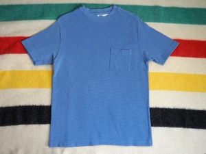 Camiseta De Colección Años 90 Appalachian Trail Azul Claro Rejilla Waffle Exterior Esencial Bolsillo M - Imagen 1 de 5