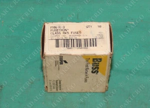 Fusible de doble elemento Buss FRN-R-3 Fusetron 10 piezas/caja Cooper Bussmann 3a 3 amperios NUEVO - Imagen 1 de 2