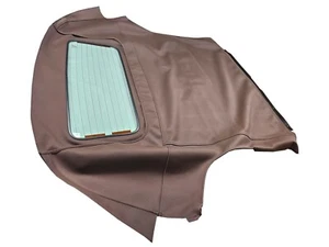 TOYOTA MR2 Spyder Soft Top & Glass Window HAARTZ BROWN GERMAN CANVAS - Picture 1 of 3